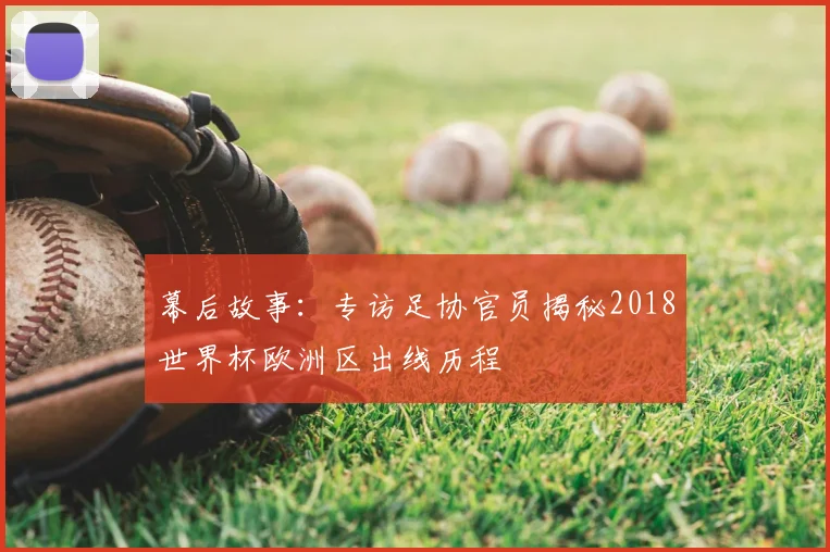幕后故事：专访足协官员揭秘2018世界杯欧洲区出线历程